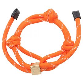 Pulseira Code Miu Miu Dourado Metálico
