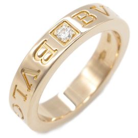 Bulgari BVLGARI B-zero1 Au750 Pink Gold Diamond Ring Size 9 Golden Metallic