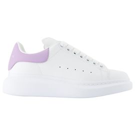 Oversized Sneakers - Alexander McQueen - Leder - Weiß Weiß