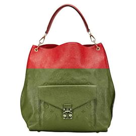 Louis Vuitton-Louis Vuitton Metis Monogram Empreinte Handbag-Red