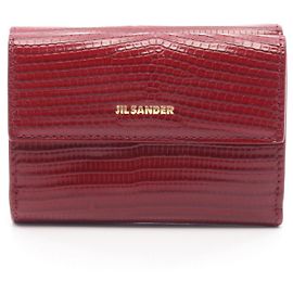 Jil Sander LEDERWALLET Rot