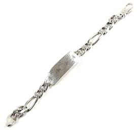 Gucci-Gucci GG Bee Engraved Bracelet AG925 Bracelet-Silvery,Metallic