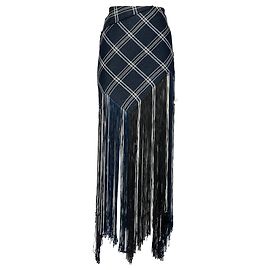 Fransen-Karottenrock PROENZA SCHOULER Blau Marineblau