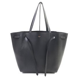 Céline Bolsa tote Celine Kava Phantom em couro de bezerro com grão suave Preto