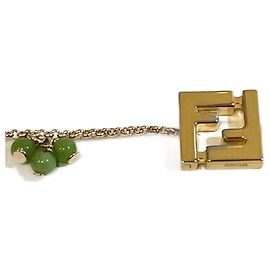 Pulsera de Cadena con Logo FF Fendi Blanco