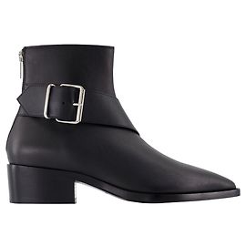 Botines - Alexander McQueen - Cuero - Negro Negro