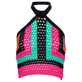 Top de crochê BALMAIN Multicor
