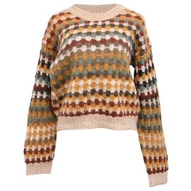 Suéter de punto multicolorido de alpaca de Ba&Sh Multicolor