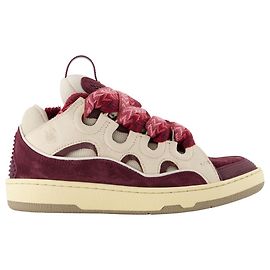 Zapatillas Curb - Lanvin - Sintético - Beige/Burdeos Castaño Beige