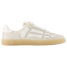Baskets Pacific Bones - Amiri - Cuir - Beige Marron Beige