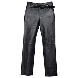Céline Celine  Straight Trousers Black