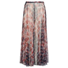 Saia de tule com estampa floral CHRISTIAN DIOR Multicor