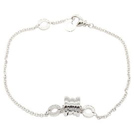 Bulgari Bracciale BVLGARI B-zero1 K18WG Taglia 16.5/19 Argento Metallico