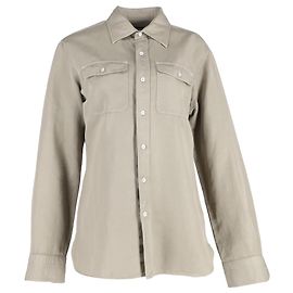 Polo Tom Ford em algodão verde Verde