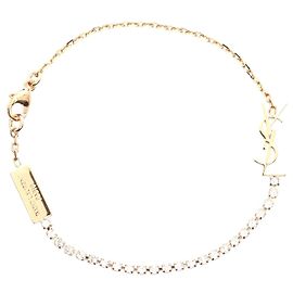 Bracciale Charm Cassandra Yves Saint Laurent D'oro Metallico