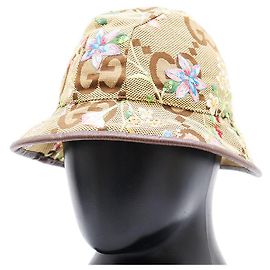 Cappello bucket Gucci GG Marrone Multicolore