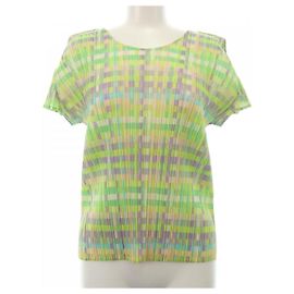 Issey Miyake Pleats Please Top Green Purple