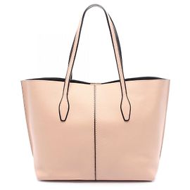 JOY Leder Tote Bag von Tod's Schwarz Pink