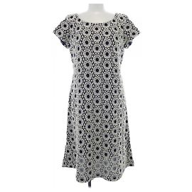 Robe Sybilla Noir Blanc