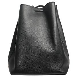 Tom Ford Borsa a secchiello in pelle nera Nero