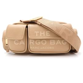 Borsa a spalla cargo in pelle Marc Jacobs Cammello