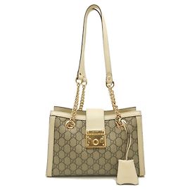 Gucci Cruise Collection Padlock Medium Tote Bag Beige Roh