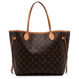 Louis Vuitton Brown Monogram Neverfull MM Brown