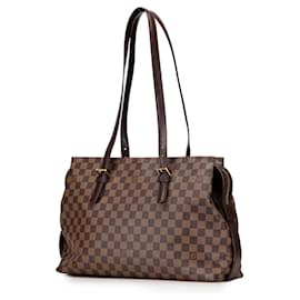 Louis Vuitton-Louis Vuitton Brown Damier Ebene Chelsea-Brown