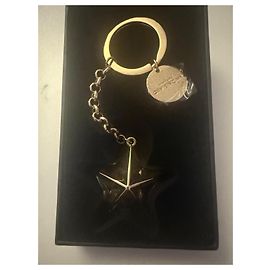 Givenchy Star Keychain Golden Metal Golden