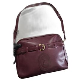 Cartier Must Bag Dark Red Fur Dark red