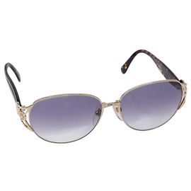 Occhiali da sole SAINT LAURENT in plastica marrone Auth yk19477 Marrone