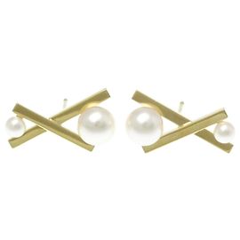 Orecchini Tasaki Balance Cross Altro
