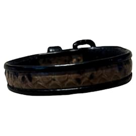 Pulseira de Python-Preto Bottega Veneta - Com Dustbag Original Preto