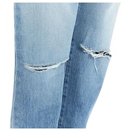 Saint Laurent-Saint Laurent Hedi Slimane washed skinny denim jeans-Blue