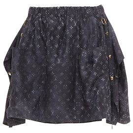 Minirock mit Glockenform Cloud Pocket Monogram Louis Vuitton Grau