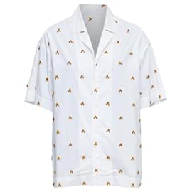 Jacquemus-Jacquemus 2021 L'amour La Chemise Ble white glass embellished shirt-White