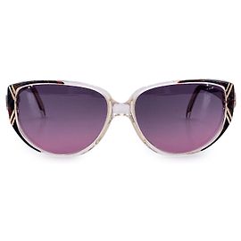 Óculos de sol de plástico vintage Givenchy Roxo