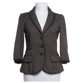 Louis Vuitton Brown Wool and Silk Jacket Brown