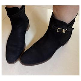 Louis Vuitton-Ankle Boots-Black
