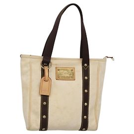 LOUIS VUITTON Cabas MM Antigua Borsa Tote Marrone Beige M40036 LV Auth bs29237 Marrone Beige