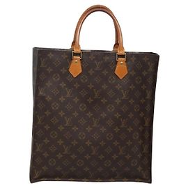 LOUIS VUITTON Bolsa Sac Plat Monogram M51140 LV Auth 142171 Monograma