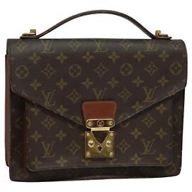 LOUIS VUITTON Sac à main Monceau 28 Monogram M51185 LV Auth bs29299 Monogramme