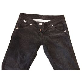 Ba&sh Velours Jeans JRoning Damenhose T29 T M/L Schwarz