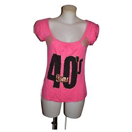 T-shirt D&G en coton rose Taille 42 Rose