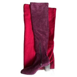 Christian Louboutin Botas Burdeos