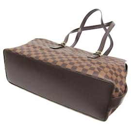 Louis Vuitton-Louis Vuitton Damier Chelsea N51119 Women's Shoulder Bag-Brown,Damier ebene