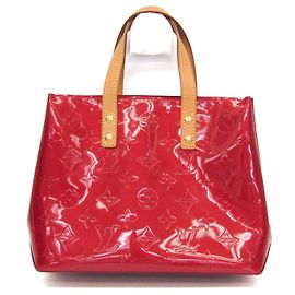 Sac à main Louis Vuitton Monogram Vernis Reade PM Rouge