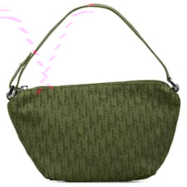 Dior-Dior Red Diorissimo Trotter Canvas Pochette-Red