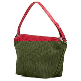 Dior-Dior Red Diorissimo Trotter Canvas Pochette-Red