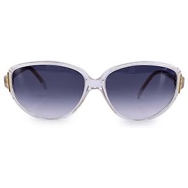 Givenchy Vintage Plastic Sunglasses White